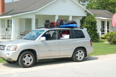 The "Jed Clampett" mobile ready to sail